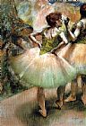 Edgar Degas Dancers, Pink and Green I painting